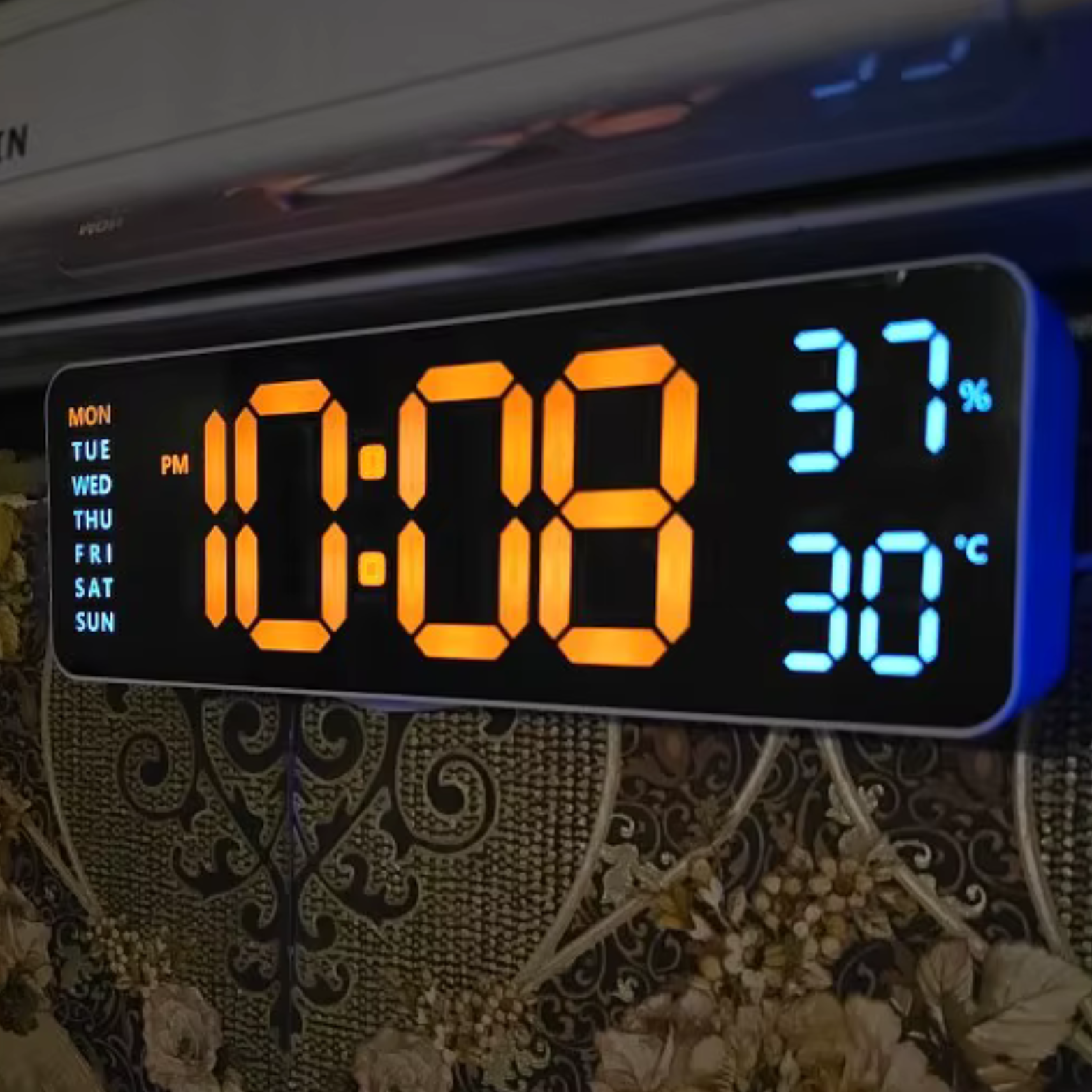 digital clock for living room