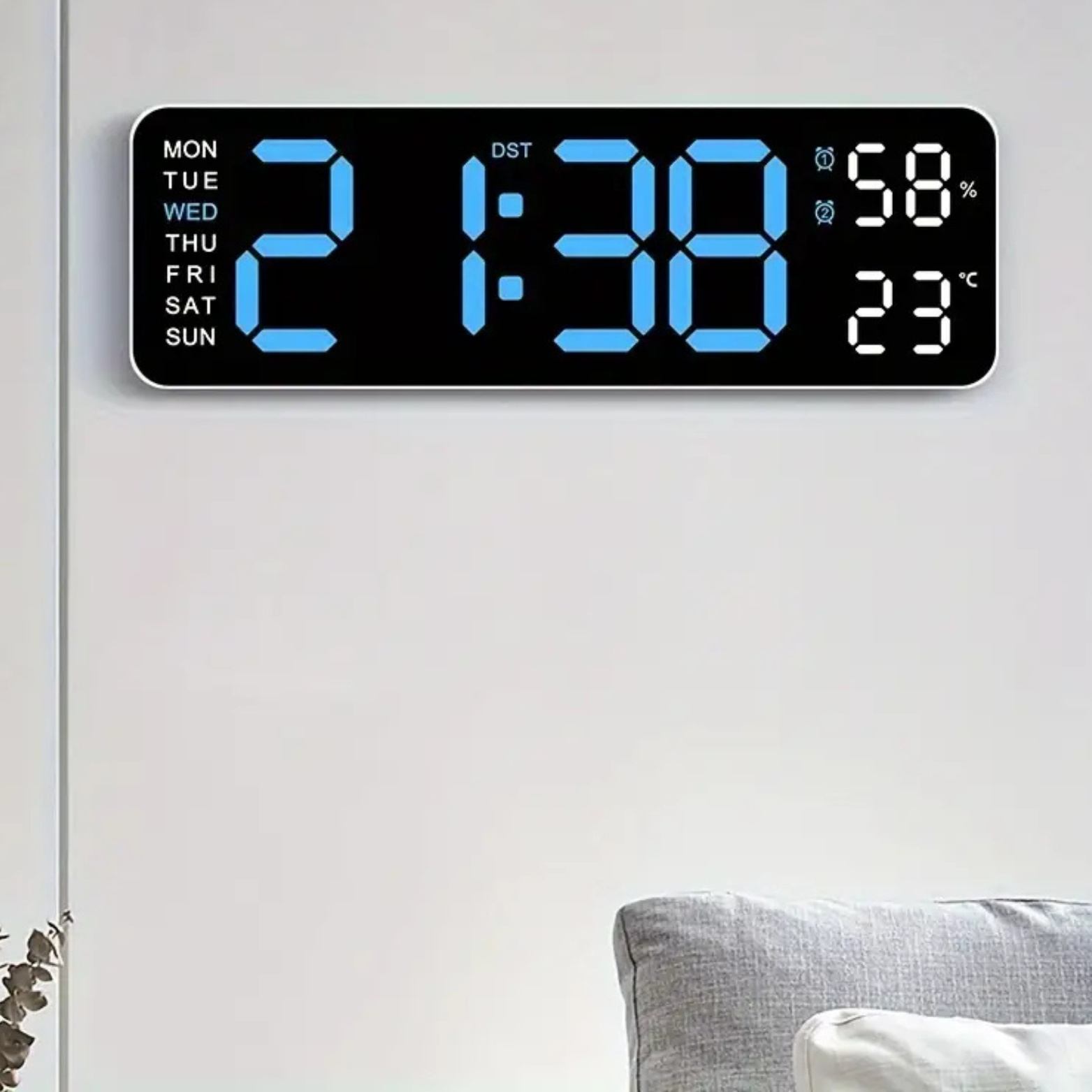 bedroom wall clock