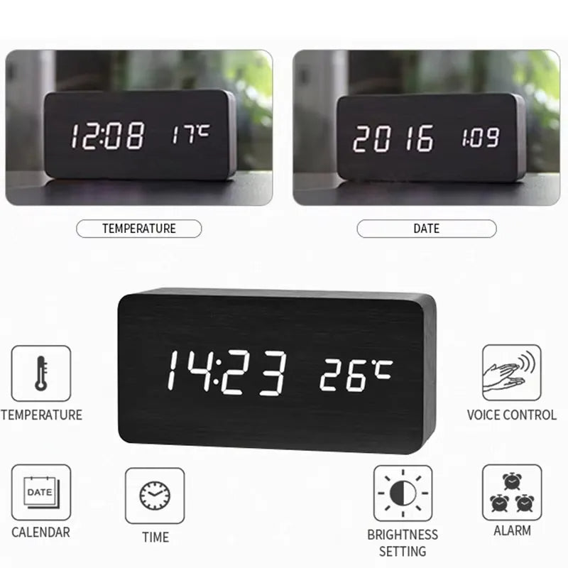 modern digital wall clock