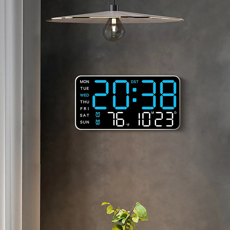 digital clock with temperature